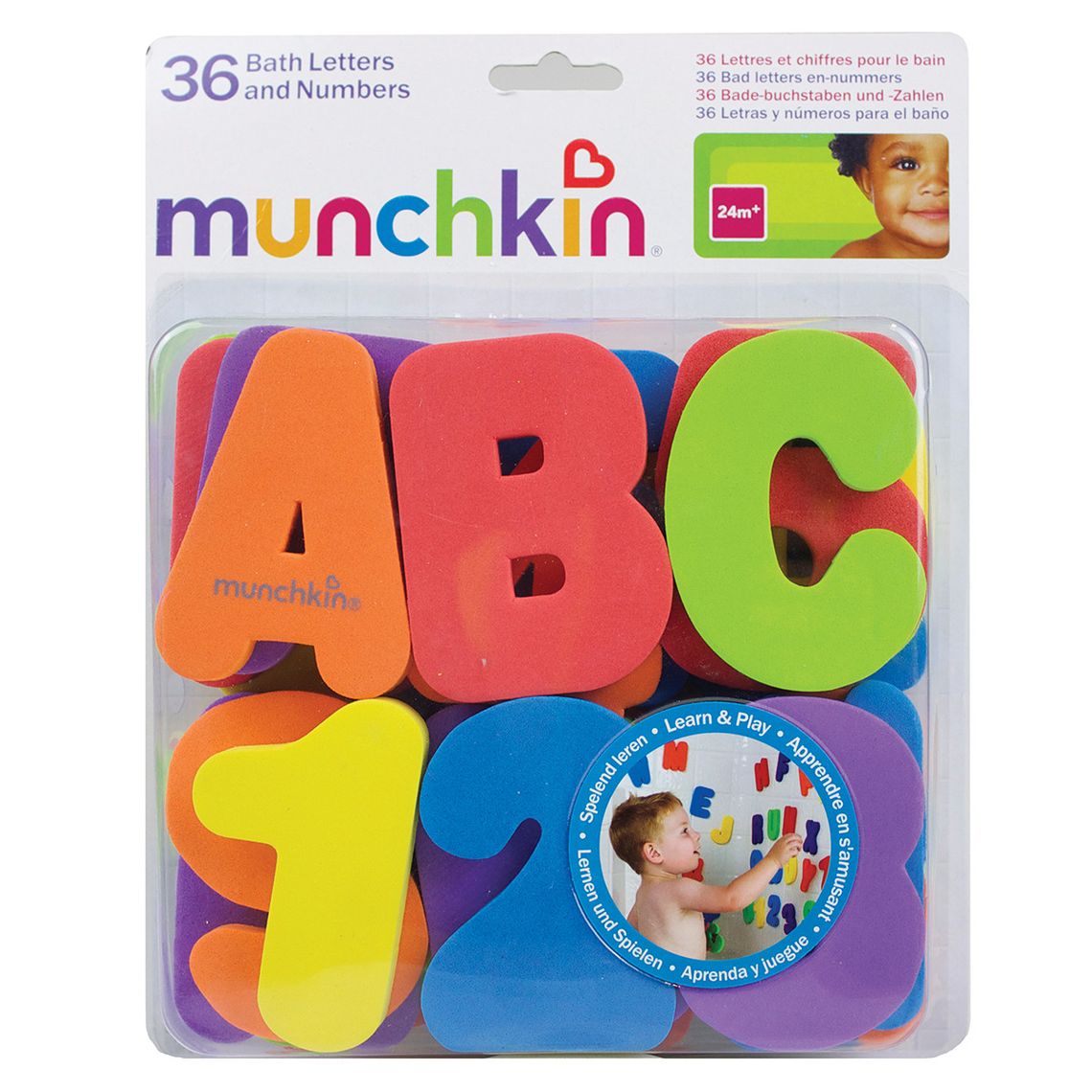 Набор игрушек для ванны Munchkin Буквы и цифры (1110802) - фото 2