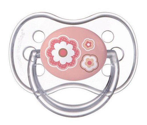 Силіконова симетрична пустушка Canpol babies Newborn Baby 6-18 міс., рожевий (22/581_pin) - фото 1