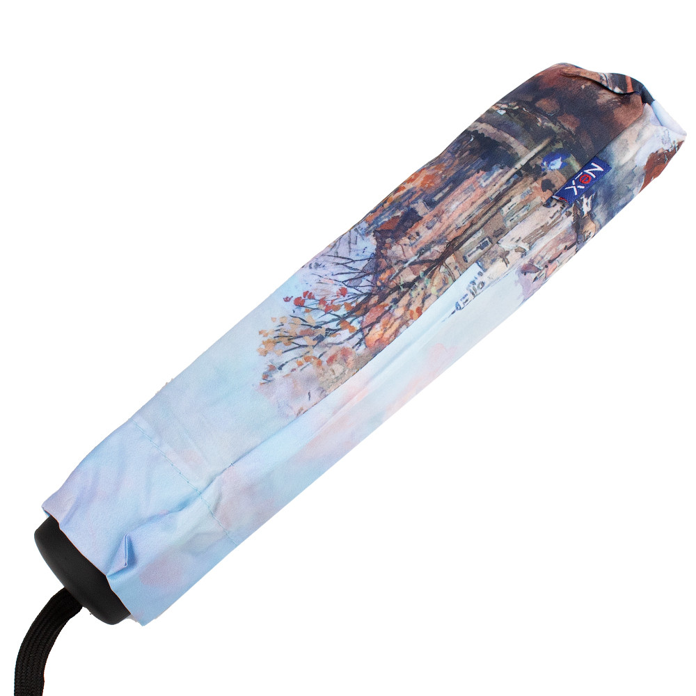 Жіноча складана парасолька механічна Nex 100 см різнобарвна - фото 4
