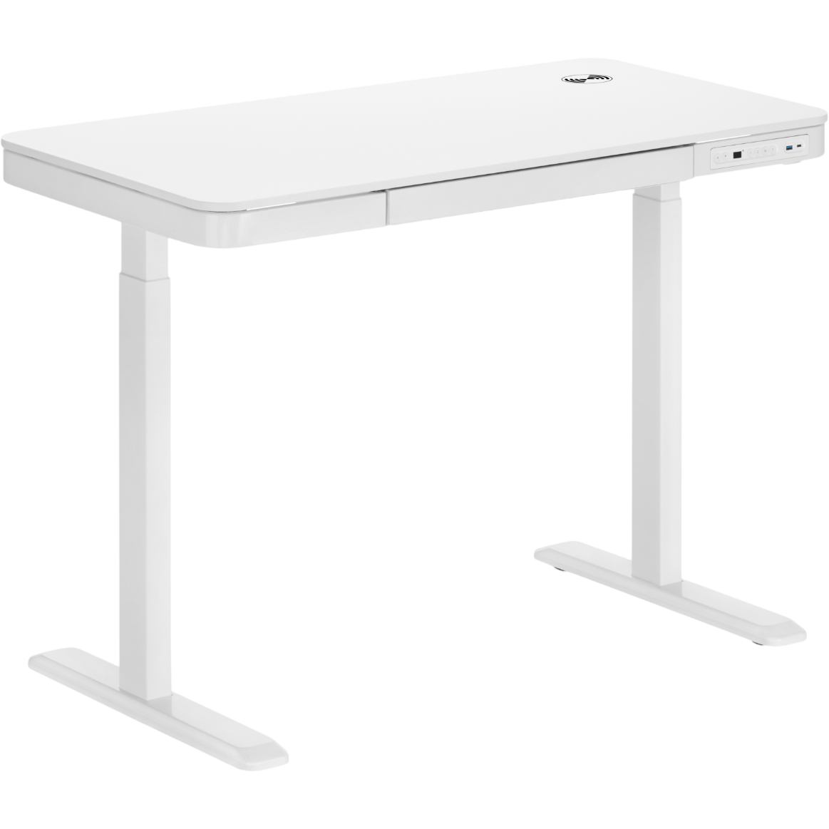 Комп'ютерний стіл OfficePro з електрорегулюванням висоти білий (ODE111WW) - фото 1