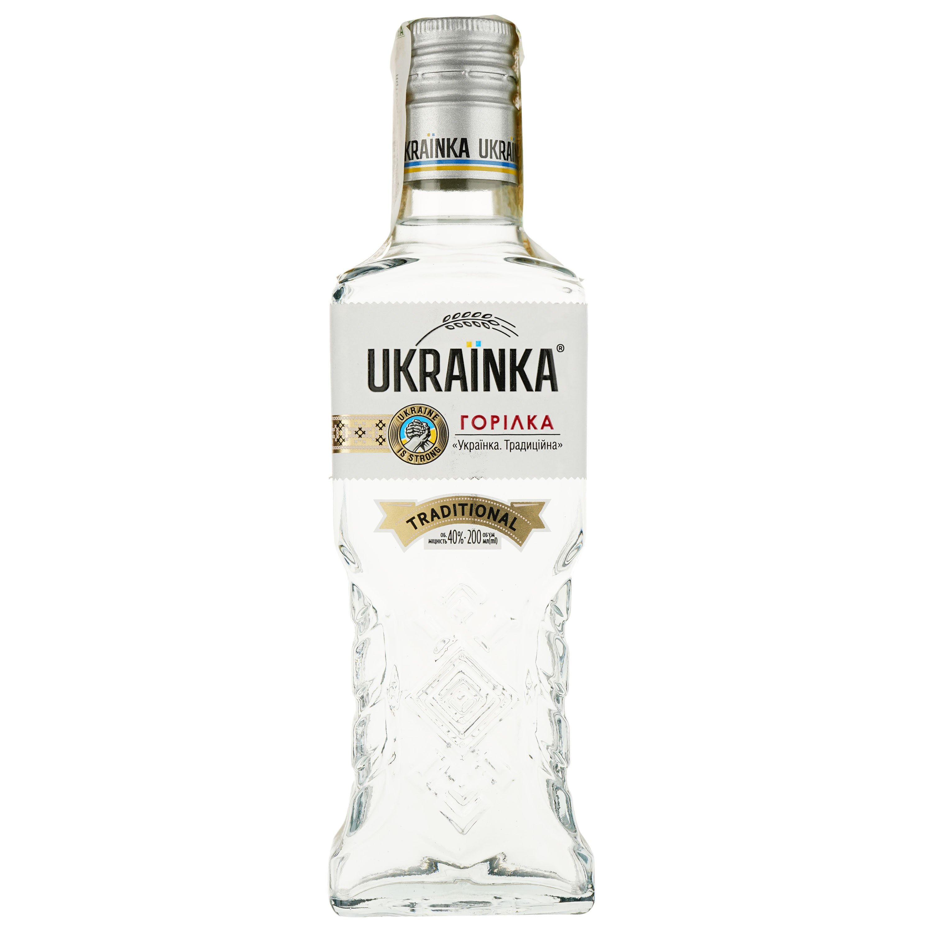 Водка Ukraїnka Traditional 40% 0.2 л - фото 1