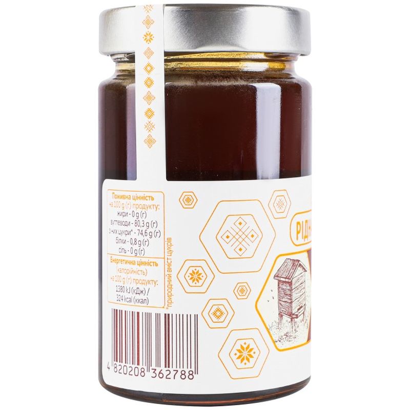 Мед натуральный Родная пасека Гречневый 400 г (941802) - фото 2