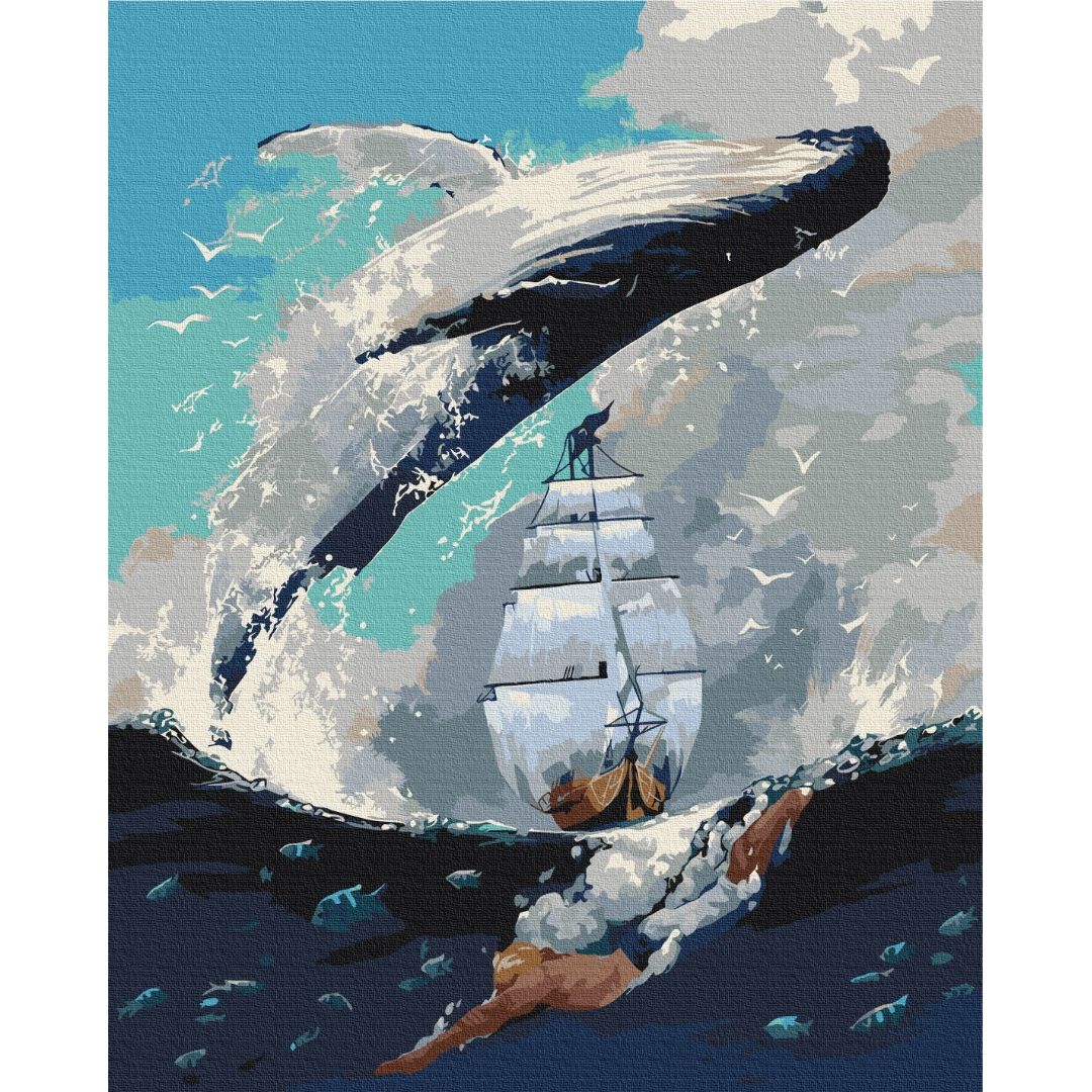 Картина по номерам Хозяин моря Brushme 40x50 см разноцветная 000277800 - фото 1