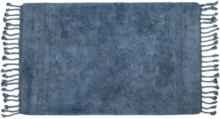 Набор ковриков Irya Paloma denim, 90х60 см и 60х40 см, темно-синий (svt-2000022277778) - фото 2