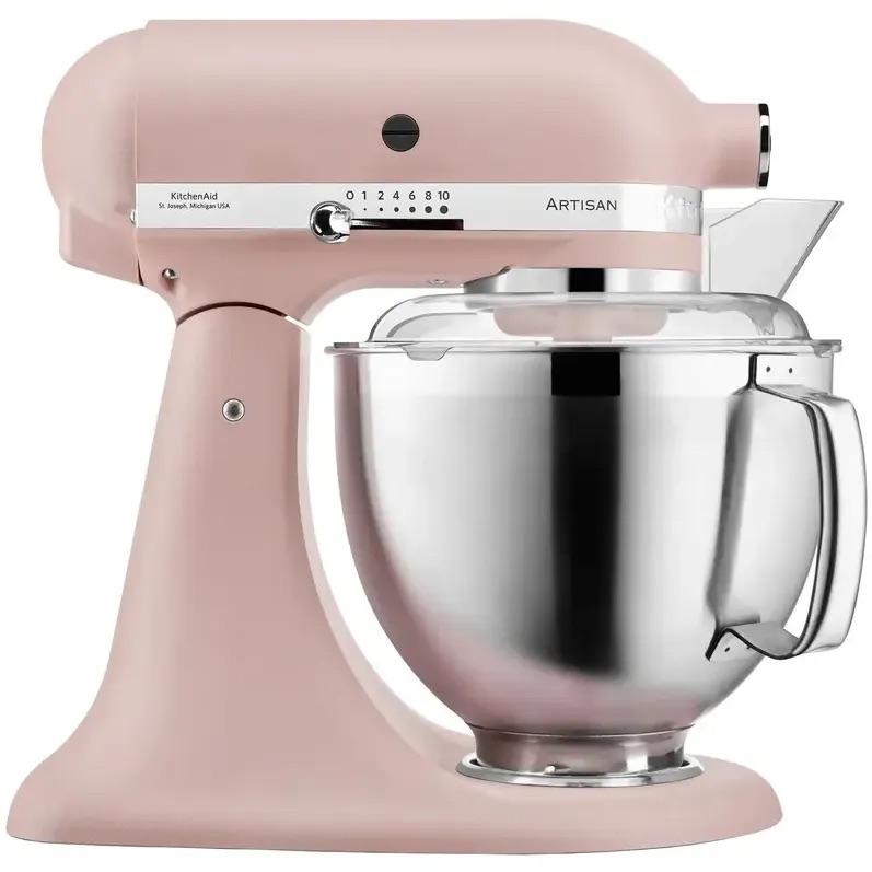 Планетарный миксер KitchenAid Artisan 4.8 л пряный розовый (5KSM185PSEFT) - фото 2