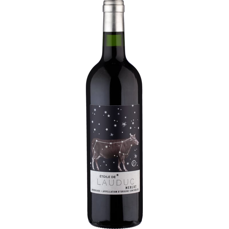 Вино Premium Vins Sourcing Etoile de Lauduc Merlot, красное, сухое, 14%, 0,75 л - фото 1