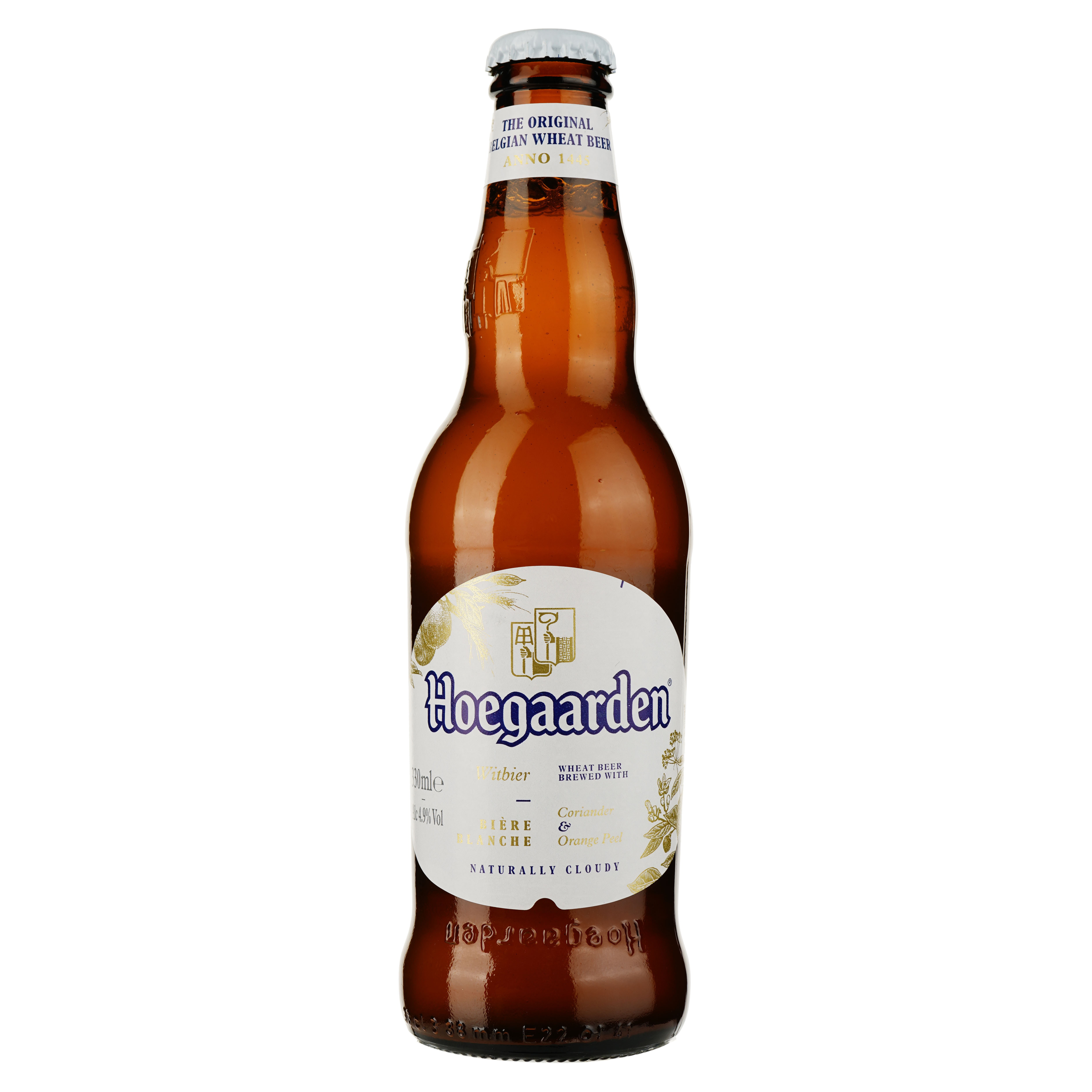 Пиво Hoegaarden White світле 4.9% 0.33 л (175628) - фото 1