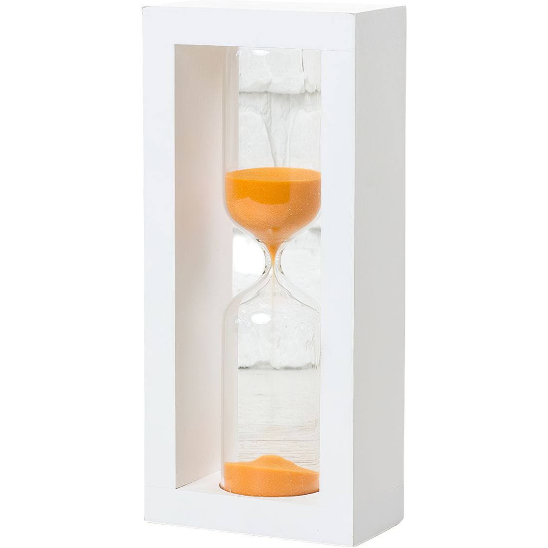 Песочные часы Склоприлад 4-28, 15 минут песок оранжевый белый (300595) - фото 1