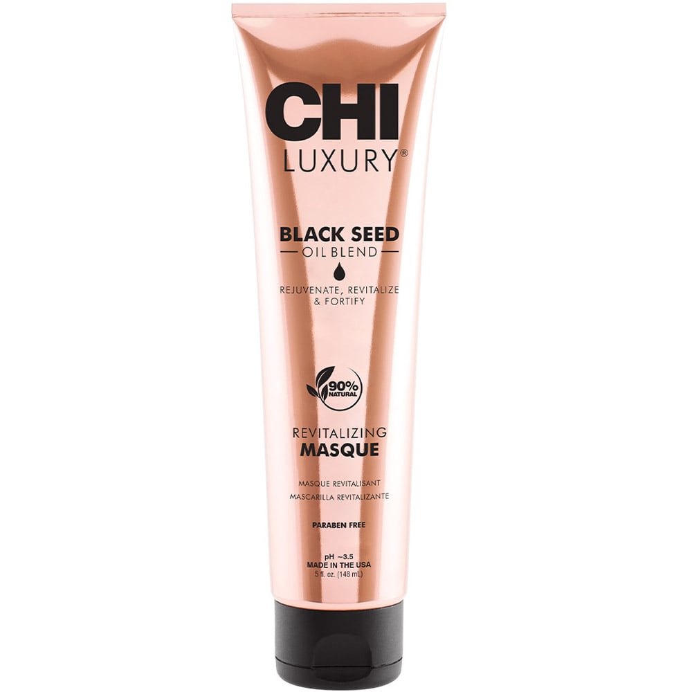Маска для волосся CHI Luxury Black Seed Oil Revitalizing Masque відновлювальна з олією чорного кмину, 148 мл - фото 1