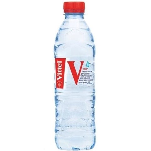 Мінеральна негазована вода Vittel 0.5 л - фото 1