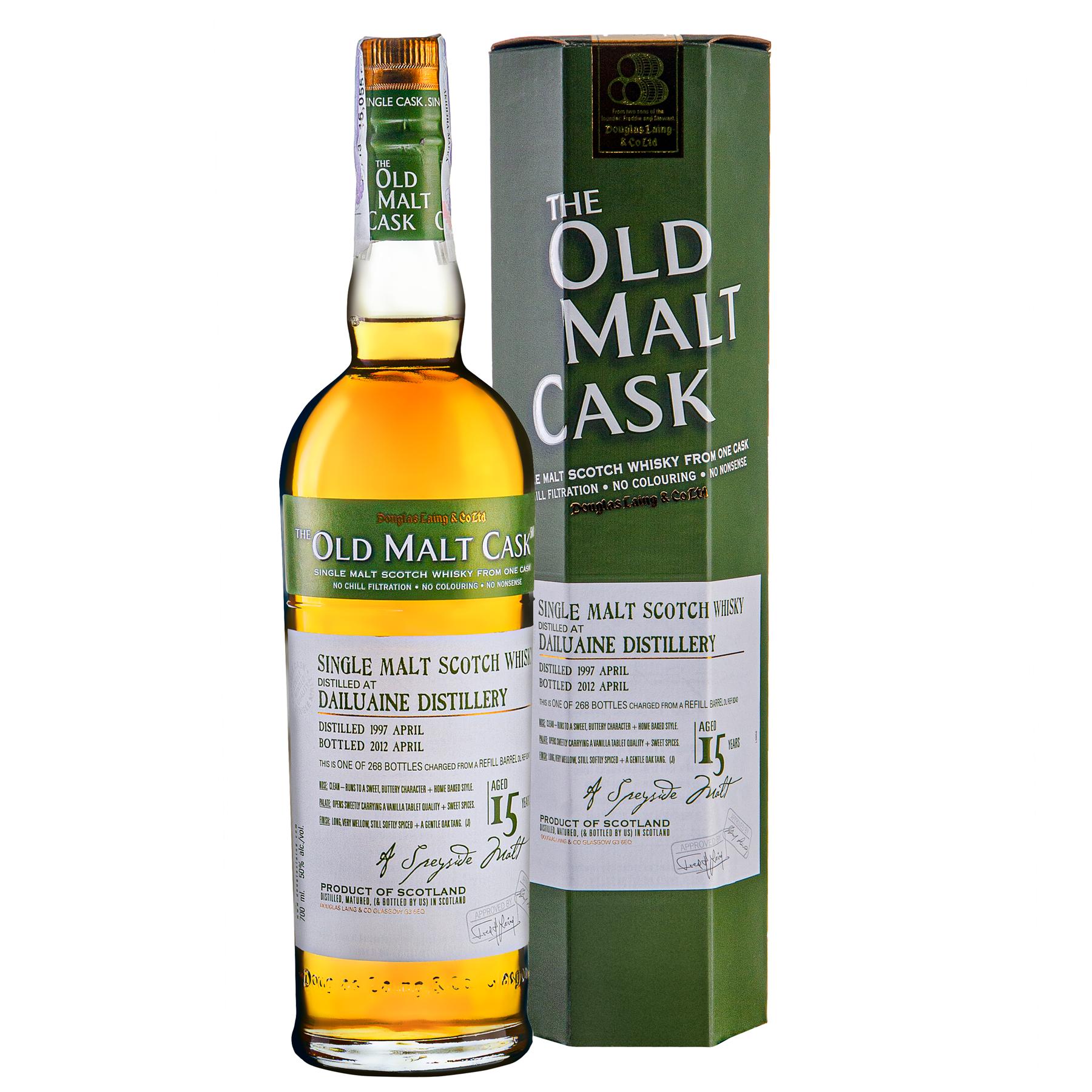 Віскі Dailuaine Vintage 1997 15 yo Single Malt Scotch Whisky 50% 0.7 л - фото 1