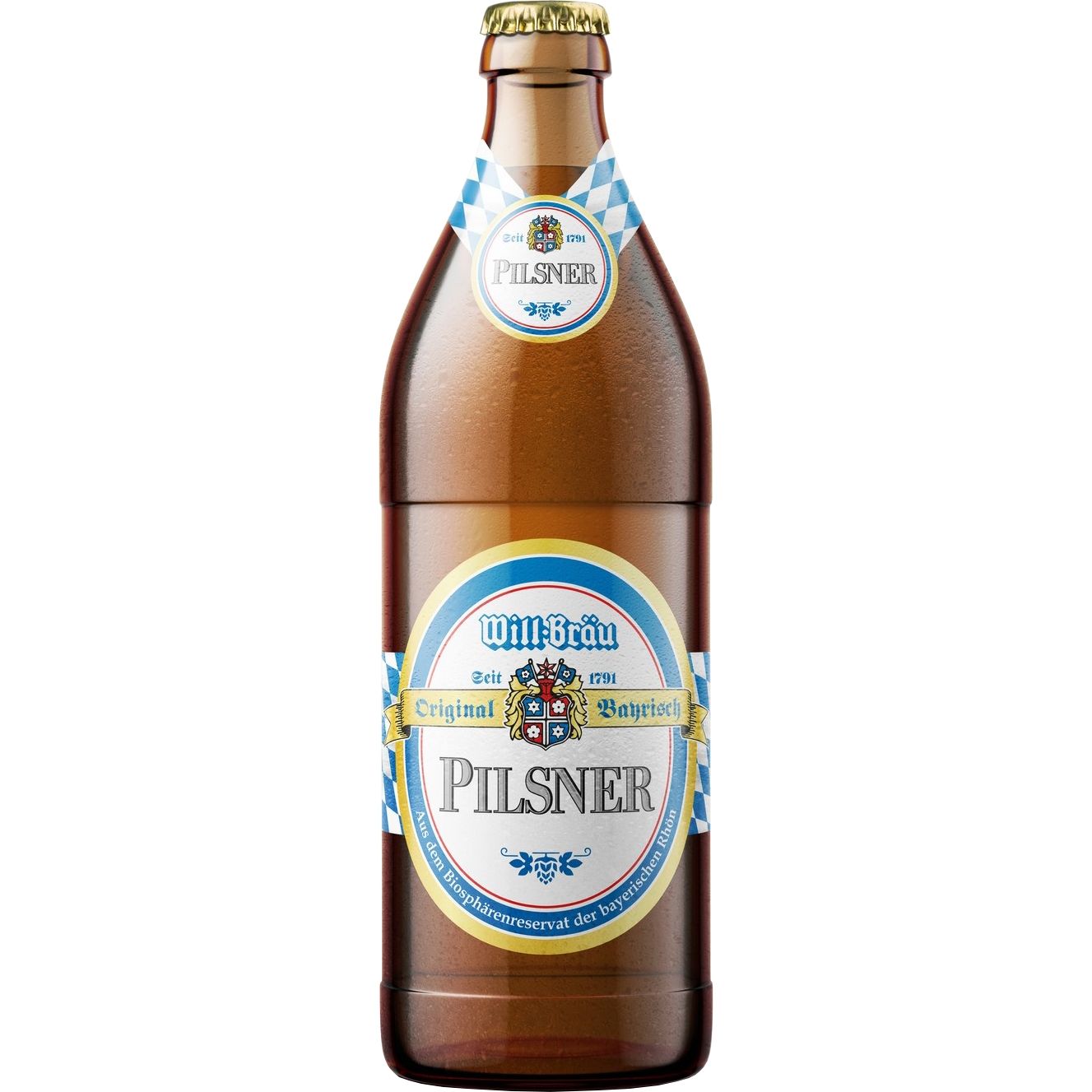 Пиво Will Brau Pilsner светлое фильтрованное 4.9% 0.5 л - фото 1