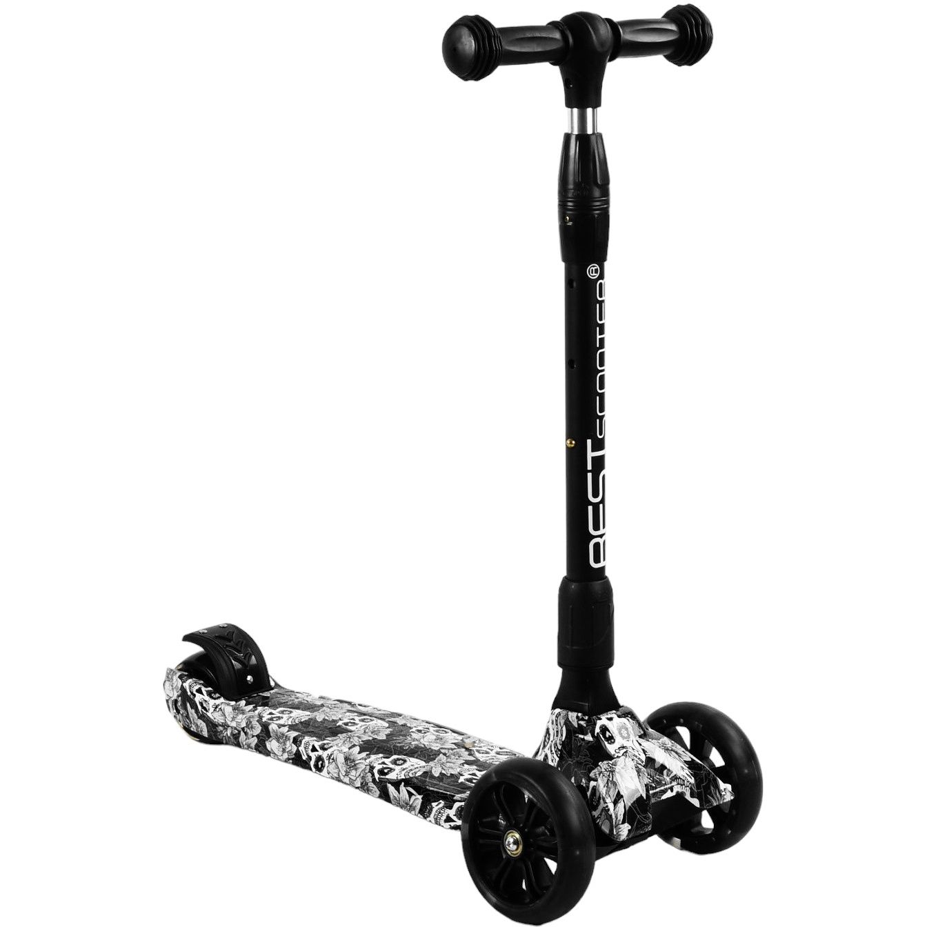 Самокат Best Scooter 62х16х29 см Різнобарвний 000231623 - фото 1