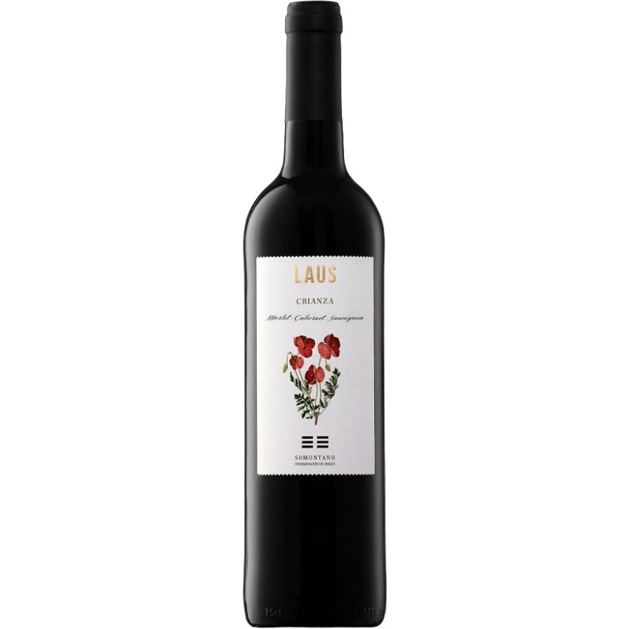 Вино Laus Crianza Merlot Cabernet червоне сухе 0.75 л - фото 1