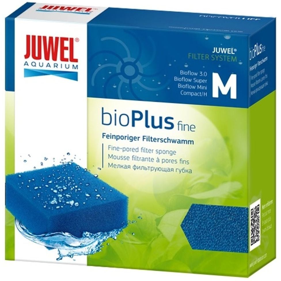 Вкладиш у фільтр дрібнопориста губка Juwel bioPlus fine M Compact, для внутрішнього фільтра Bioflow M - фото 1