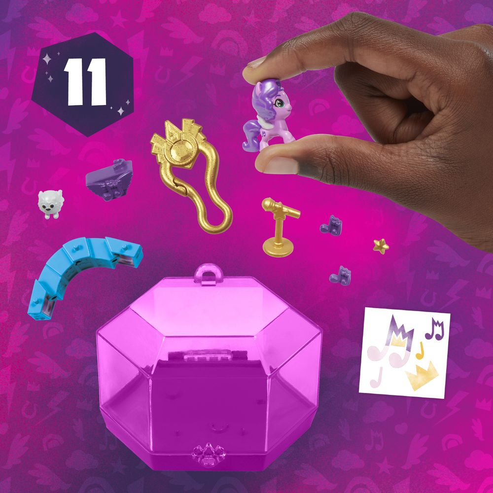 Ігровий набір My Little Pony Mini World Magic Crystal Keychain Princess Pipp Petals (F3872/F5245) - фото 6