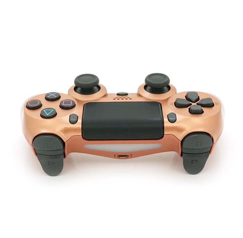 Геймпад джойстик Doubleshock Wireless PS4 Double Motor Vibration DualShock 4 Gold - фото 2