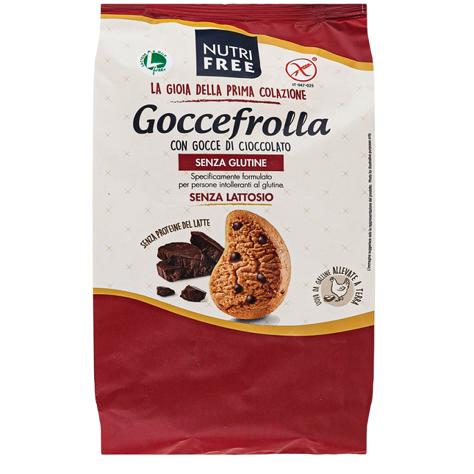 Печенье Nutri Free Goccefrolla с шоколадной крошкой 240 г (877883) - фото 1