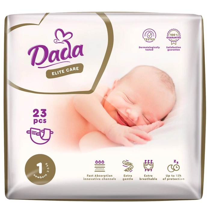 Підгузники Dada Elite Care Newborn 1 (2-5 кг), 23 шт. - фото 1