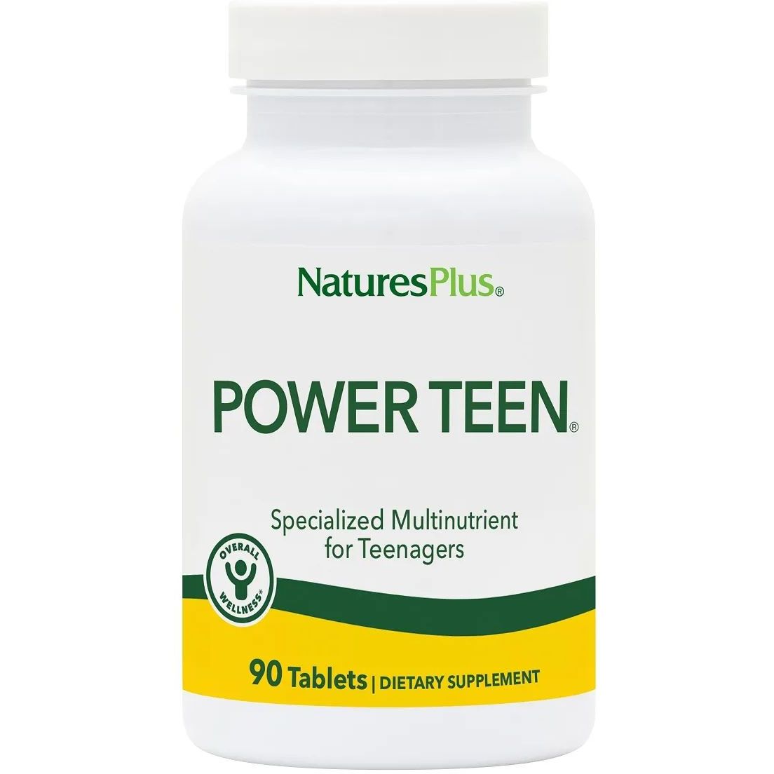 Мультивітаміни для підлітків NaturesPlus Power Teen 90 таблеток - фото 1