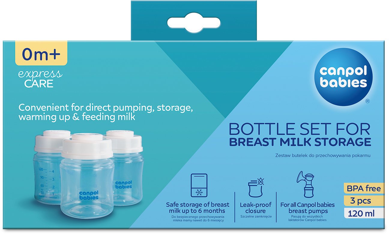 Набор бутылочек Canpol babies, для молока и еды, 3 шт. х120 мл (35/235) - фото 2