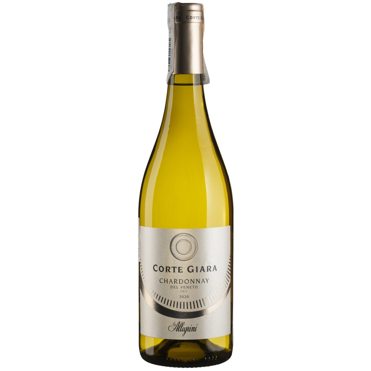 Вино Corte Giara Chardonnay, біле, сухе, 0,75 л - фото 1