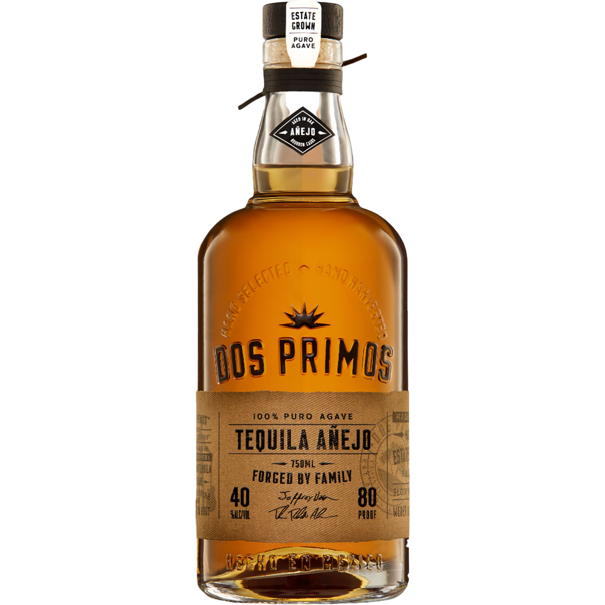 Текіла Dos Primos Anejo 40% 0.75 л - фото 1