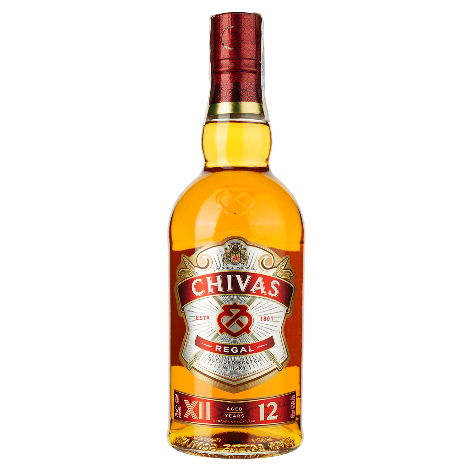 Набор Виски Chivas Regal 12 years old, 40%, 0,7 л + 2 бокала (661245) - фото 2