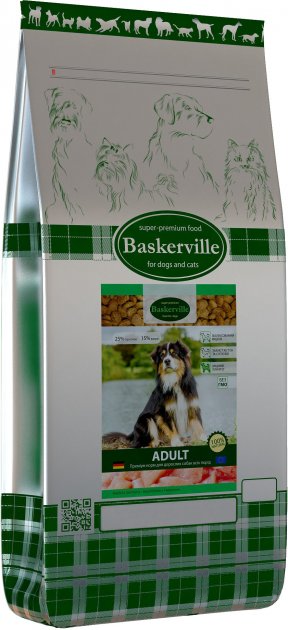 Сухий корм для дорослих собак Baskerville HF Adult, 20 кг - фото 1