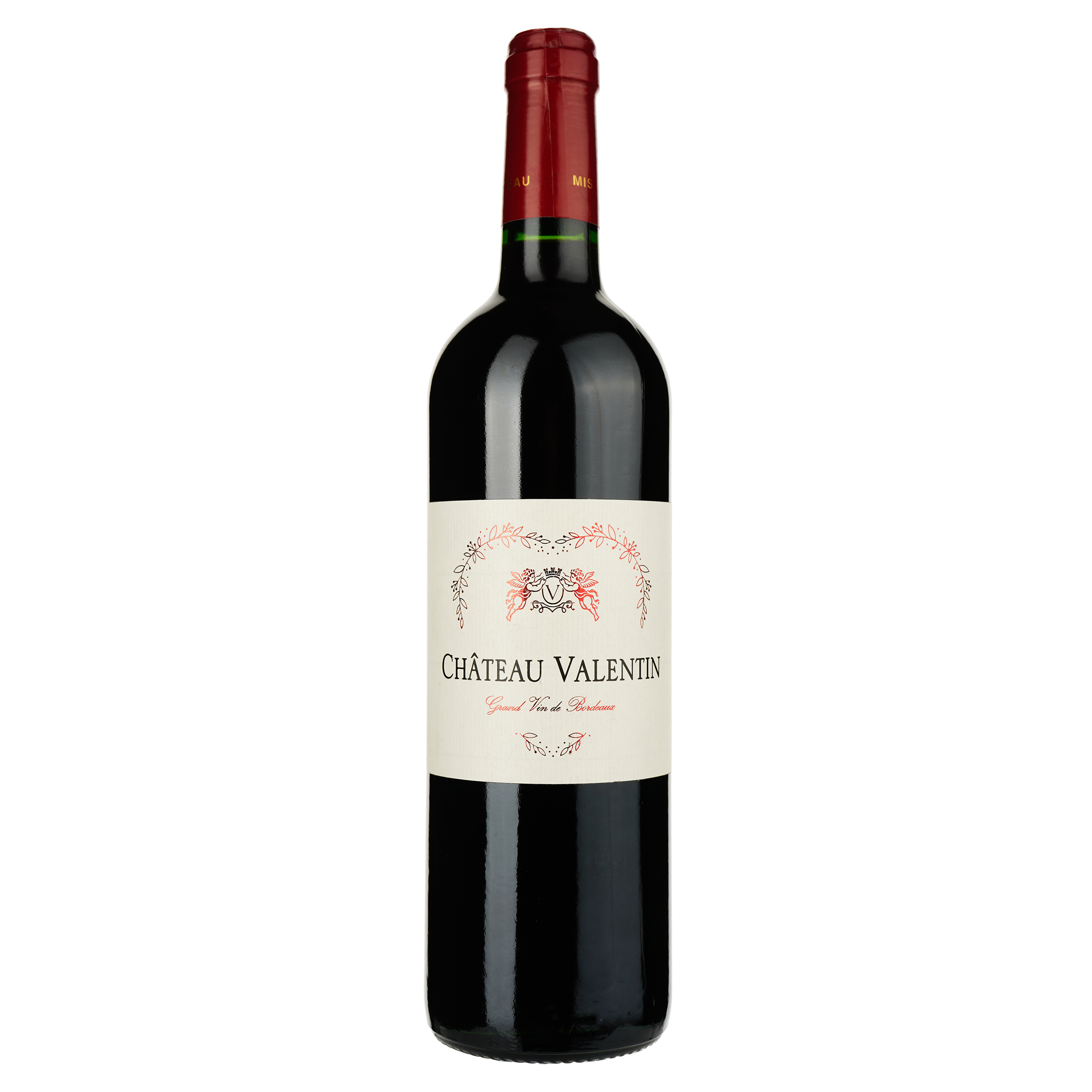 Вино Chateau Valentin, червоне, сухе, 0,75 л - фото 1