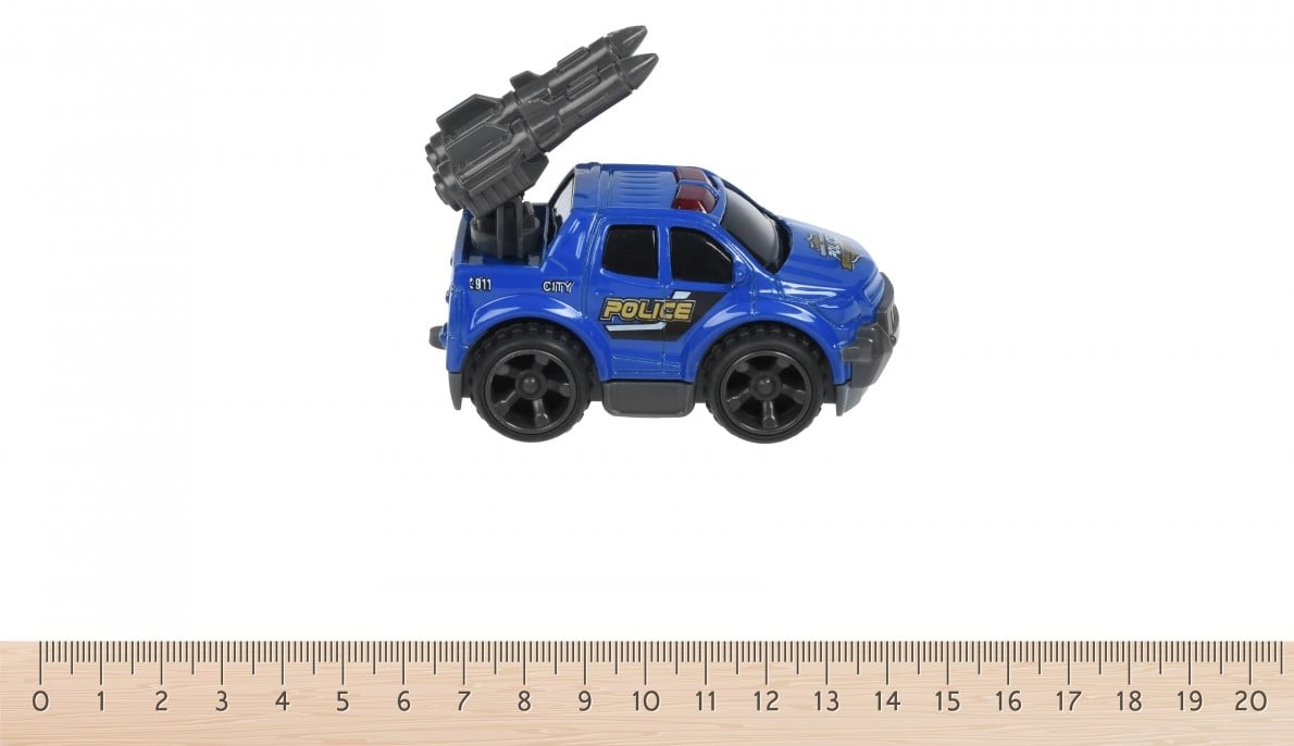 Машинка Same Toy Mini Metal Гоночный внедорожник, синий (SQ90651-3Ut-1) - фото 3