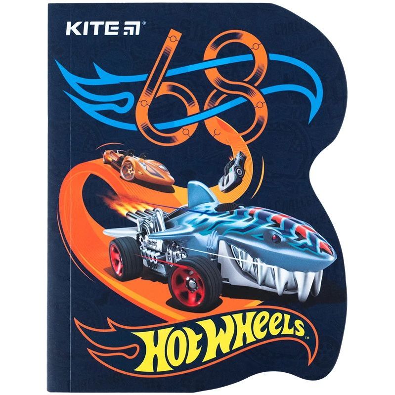 Блокнот Kite Hot Wheels А6 у клітинку 60 аркушів (HW24-223) - фото 1