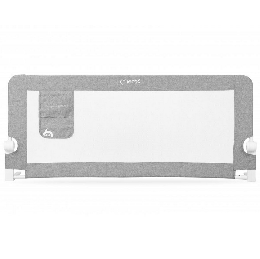 Захисний бар'єр для ліжка MoMi Lexi XL light gray, світло-сірий (AKCE00020) - фото 2