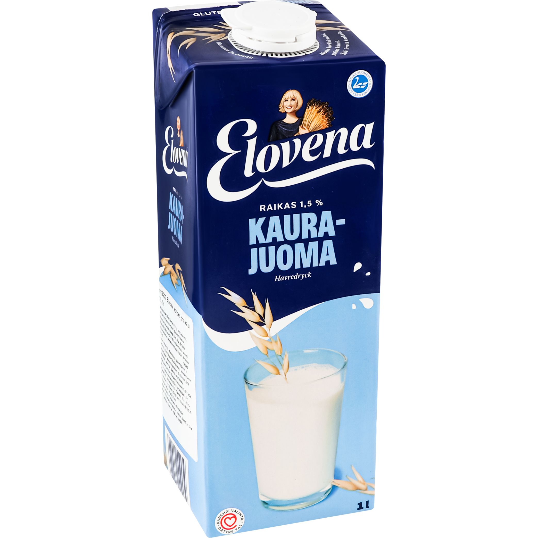 Вівсяне молоко для каш Elovena Kaura-Juoma 1.5% 1 л - фото 2