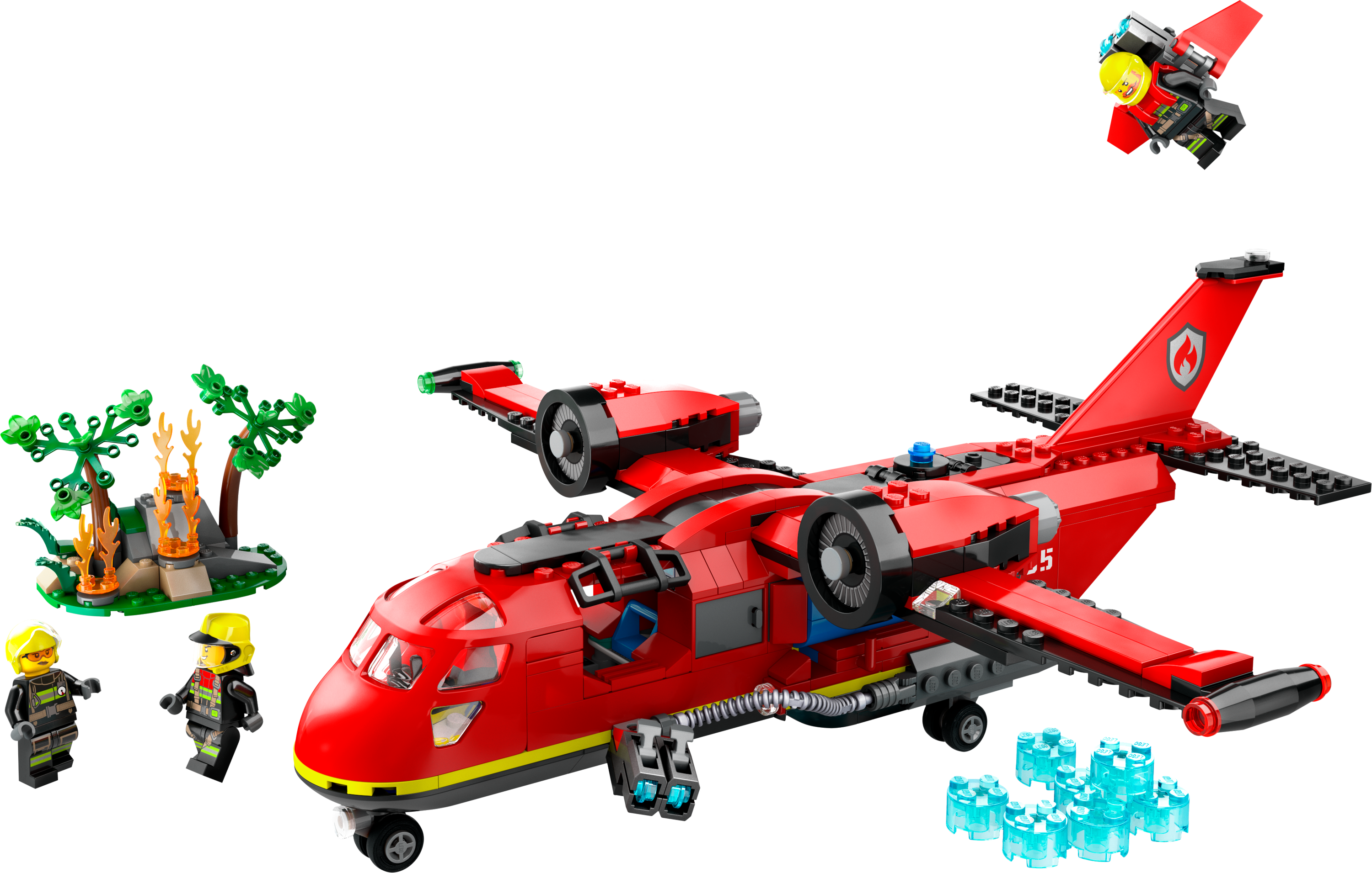 Конструктор LEGO City Пожежний рятувальний літак 478 деталі (60413) - фото 2