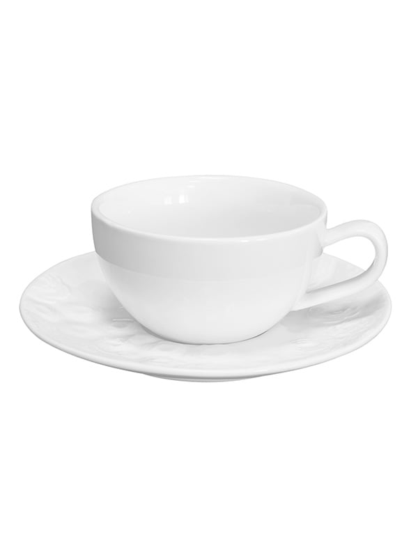 Чашка з блюдцем Krauff Meissen, білий, 90 мл (21-252-112) - фото 1