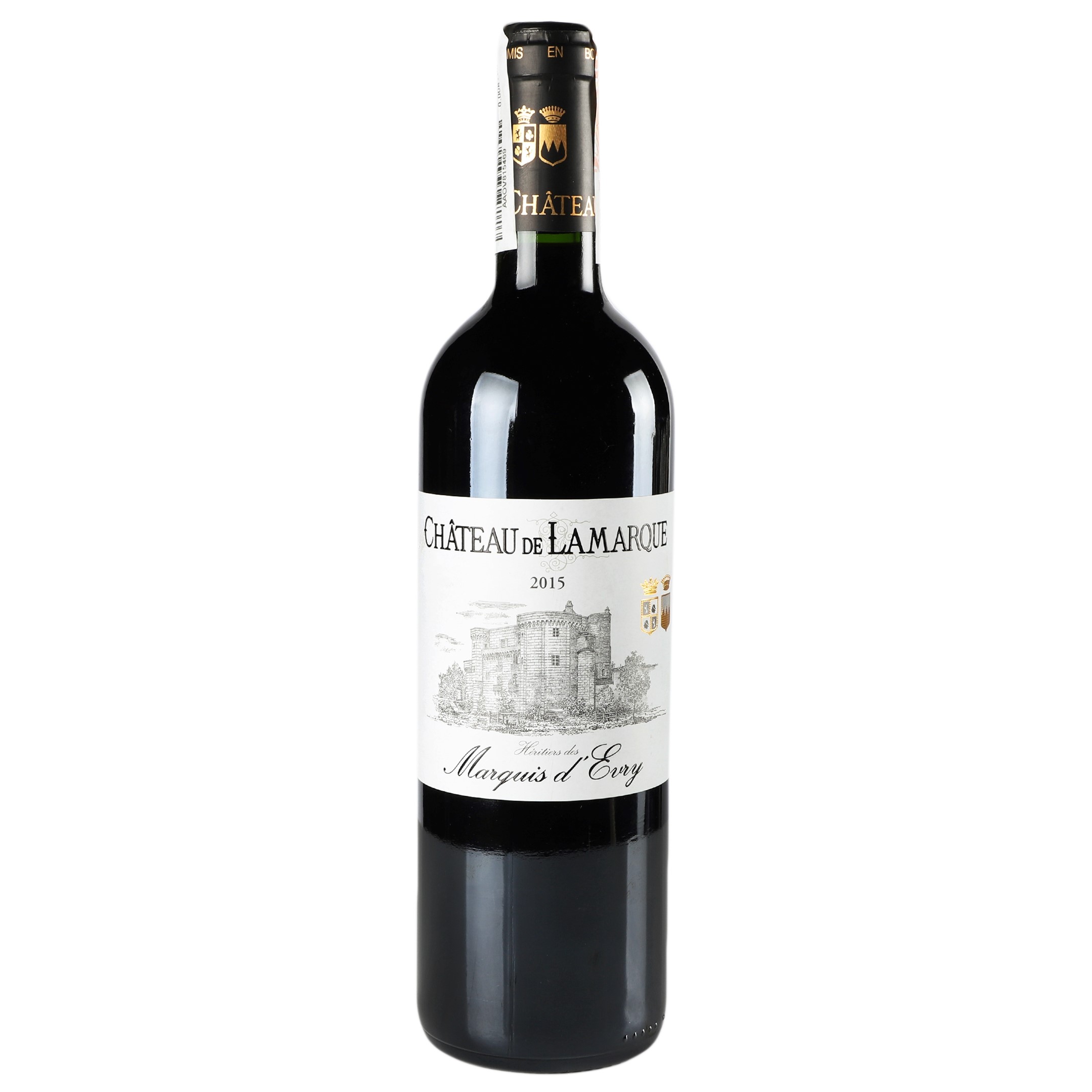 Вино Chateau de Lamarque Haut-Medoc 2015, 14%, 0,75 л (839516) - фото 1