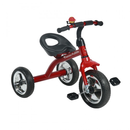 Триколісний велосипед Lorelli (Bertoni) A28, червоний з чорним (21000) - фото 1