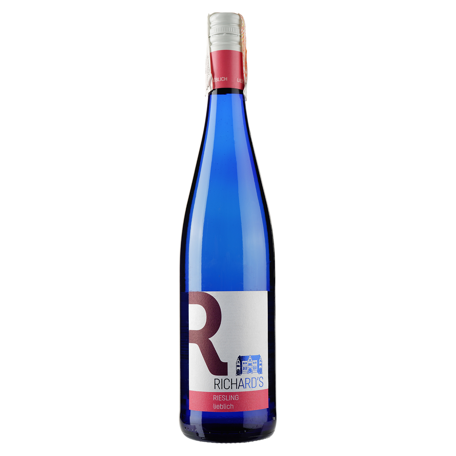 Вино Richard's Riesling Lieblich, белое, сладкое, 9,5%, 0,75 л - фото 1