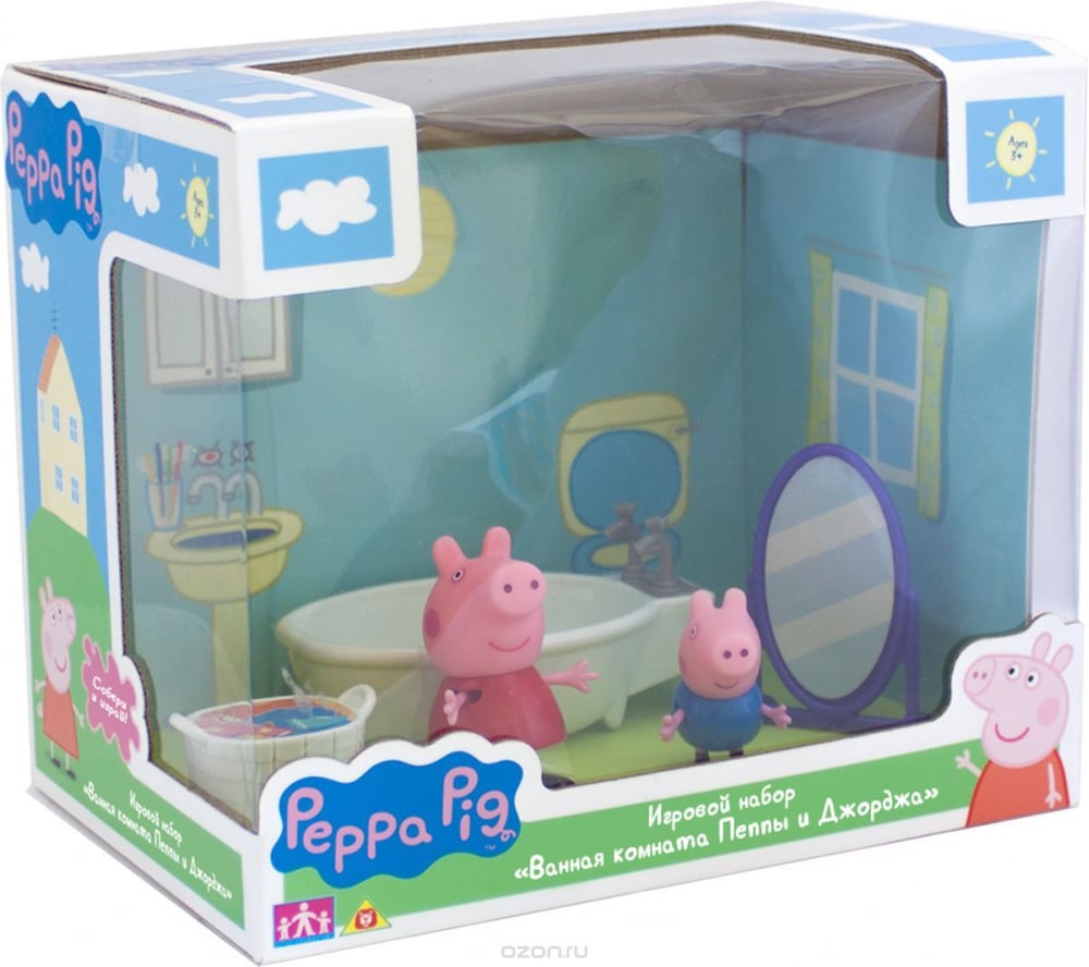 Ігровий набір Peppa Pig ванна кімната (F3768) - фото 1