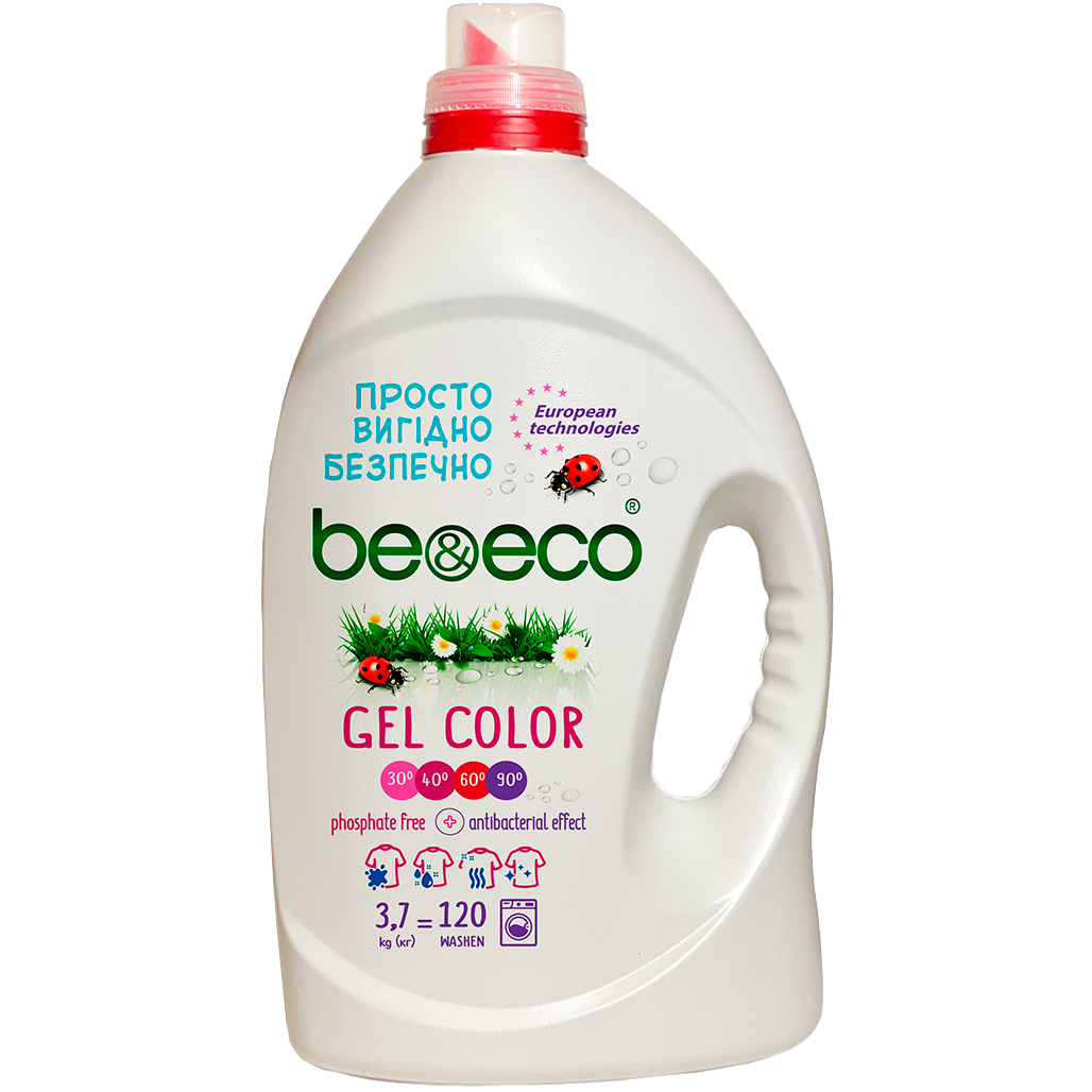 Гель для прання Be&Eco Color, 3,7 л - фото 1