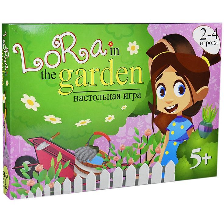 Настольная Игра-бродилка Lora in the garden Strateg 30514 рус. - фото 1