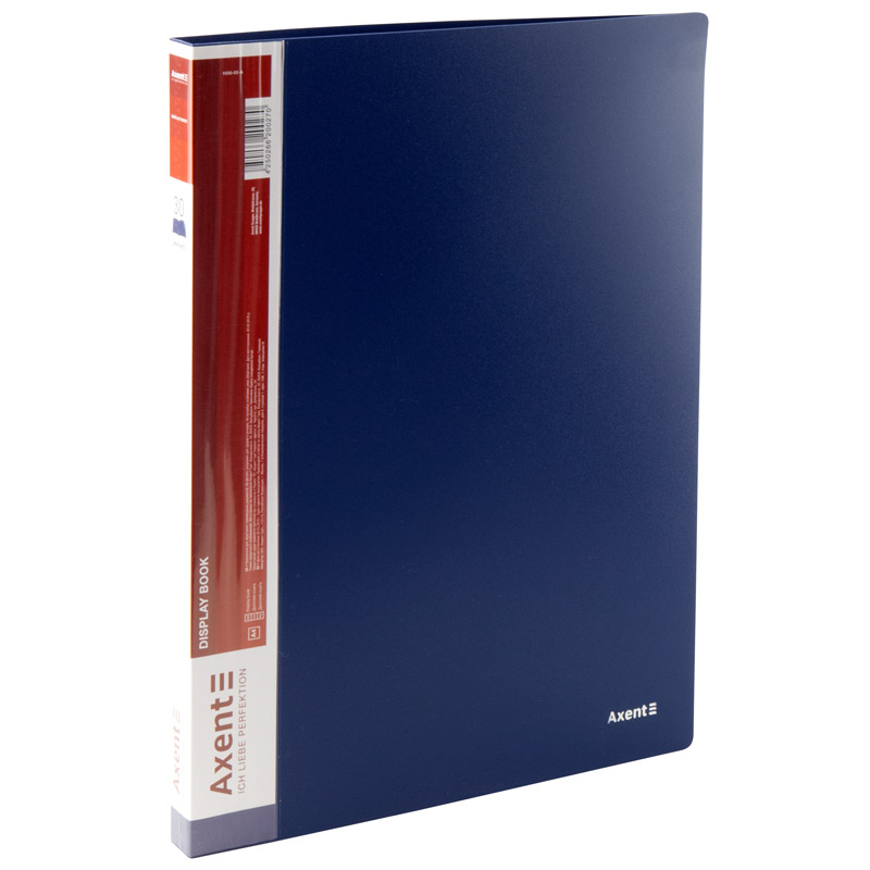 Дисплей-книга Axent А4 30 файлiв синя (1030-02-A) - фото 2