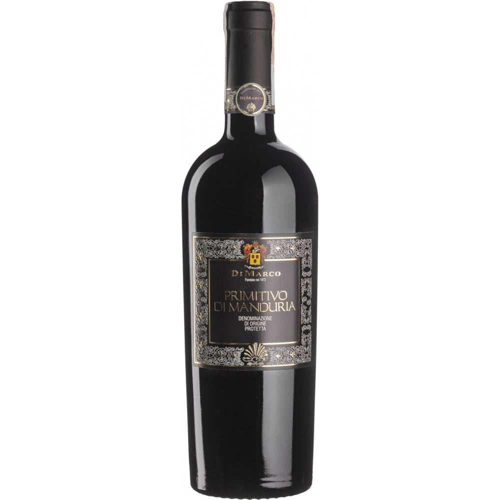 Вино Di Marco Rosso Primitivo Di Manduria Riserva Del Fondatore 2015, вино, сухе, 0,75 л - фото 1