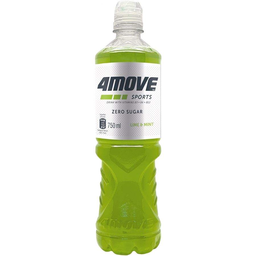 Изотоник 4move Isotonic Sports Drink Zero Лайм-мята 750 мл - фото 1