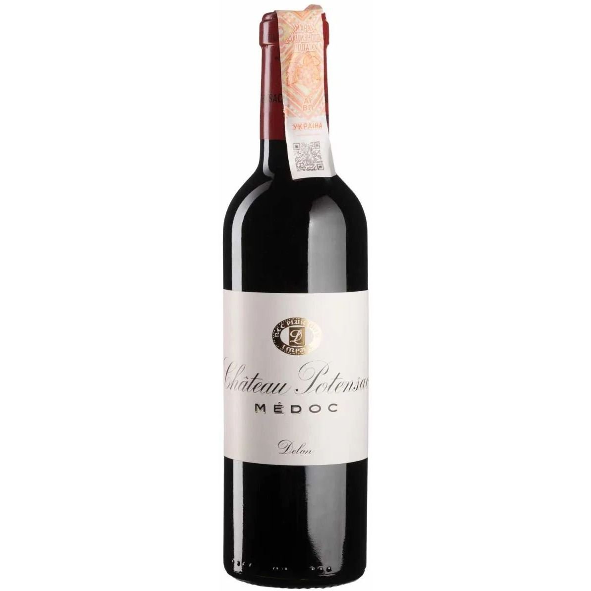 Вино Chateau Potensac 2014 Medoc AOC червоне сухе, 0.375 л - фото 1