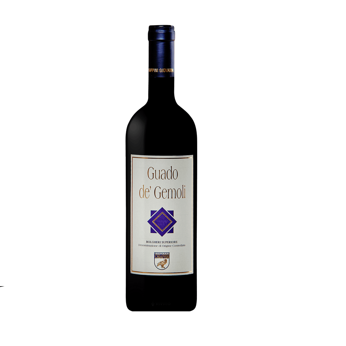 Вино Chiappini Guado de' Gemoli Doc Bolgheri Super, 12,5%, 0,75 л (858137) - фото 1
