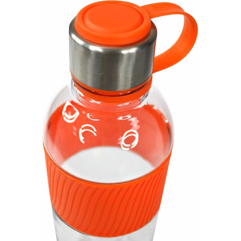 Бутылка для воды Line Art Limpid 850 мл оранжевая (20222LA-06) - фото 5