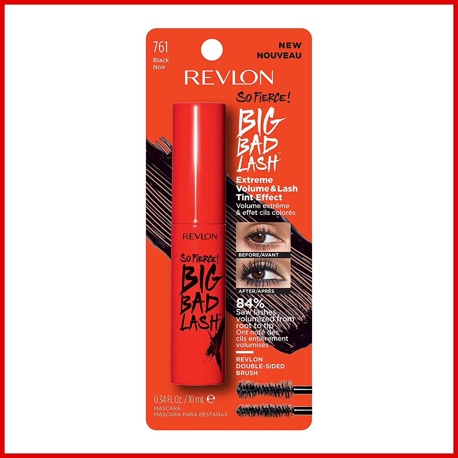 Туш для очей Revlon So Fierce! Big Bad Lash Mascara, відтінок 760 (чорний), 10 мл (592923) - фото 2