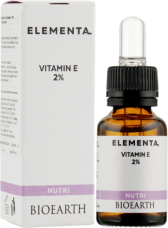 Питательная сыворотка Bioearth Elementa Nutri Vitamin E 2% 15 мл - фото 2